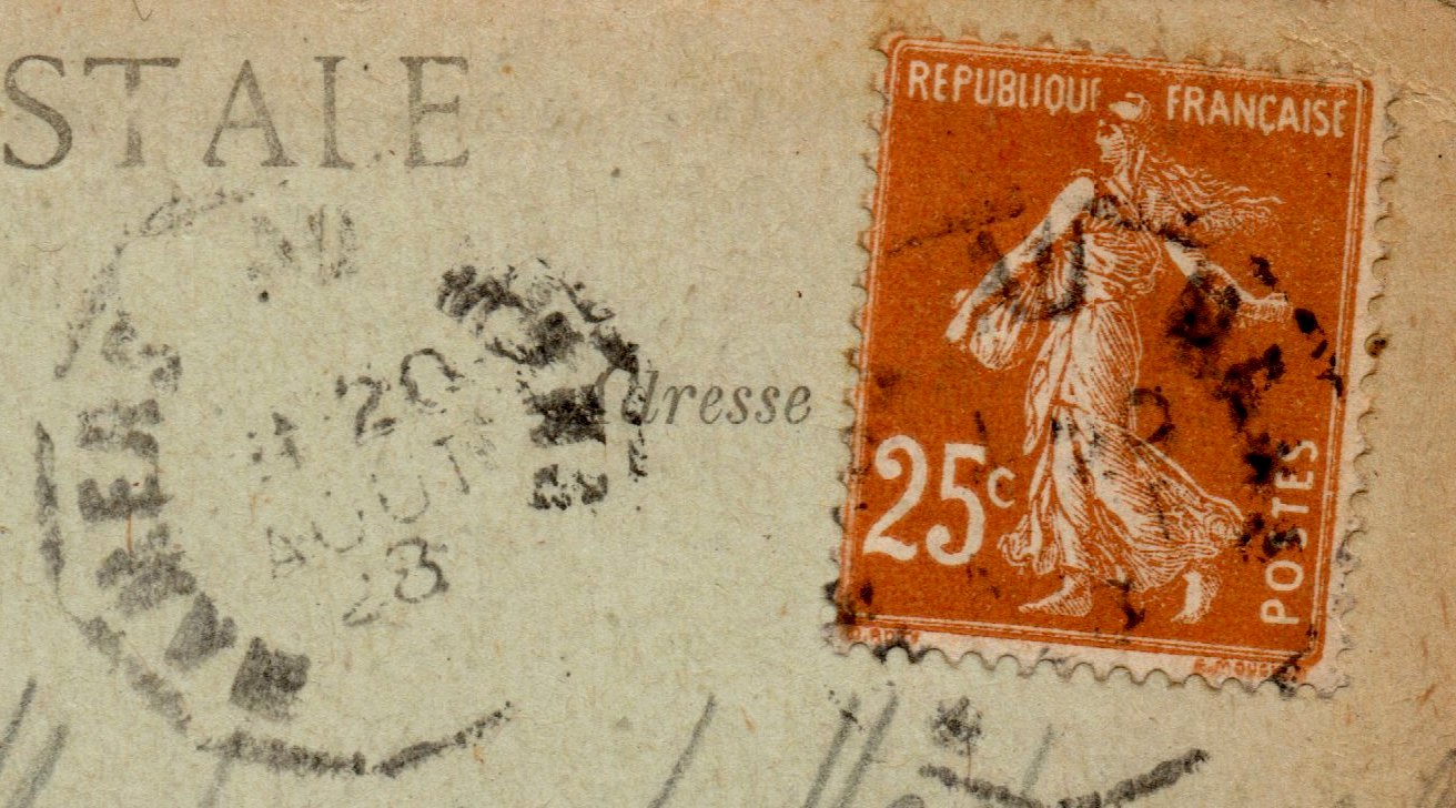 Courrier-Convoyeur Mamers au Mans Type II 1905